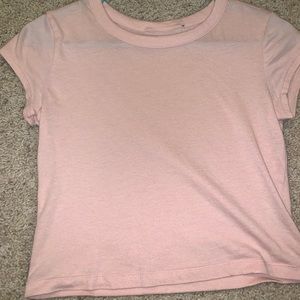 Forever 21 Pink cropped T-shirt